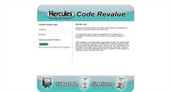 Desktop Screenshot of herculescard.com